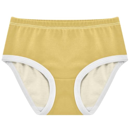 Joisal Jasmine Yellow Girls Underwear Toddlers 2t Cotton Panties Little Girl Personalized Briefs Undies Kids