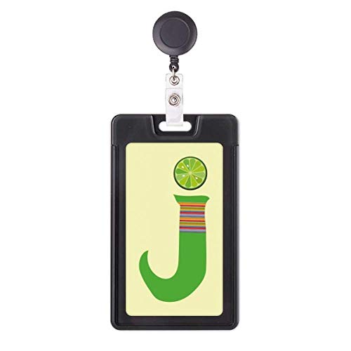 Funda retráctil para tarjetas de identidad y transporte con diseño de naranjas