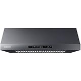 SAMSUNG 30' Smart Under Cabinet Range Hood, Black Stainless Steel, NK30N7000UG/AA