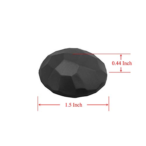 24 Pcs Magnetic Garage Door Clavos- Decorative Hardware For House And Door Entry- Magnet Mount, 1.5 Inch,Black #TOP1