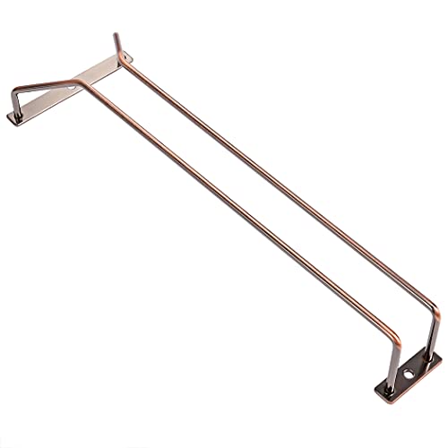 Dianoo Portabicchieri da vino in bronzo, 35,5 cm, 1 colonna, contiene 3-4 bicchieri