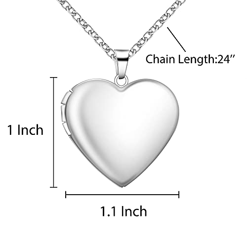 Aro Torliy Custom Locket Necklace, Personalized Heart Photo Locket Necklace - Customized Memorial Lockets That Holds Pictures For Women & Girls #TOP4