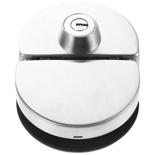 Serrure de porte vitrée en acier inoxydable finition haute précision - 2