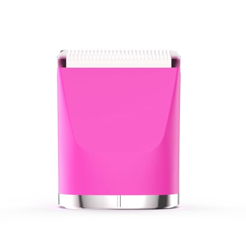 Risina Bikini Trimmer Replacement Body Shaving Head - Ceramic Blade Head with Hypoallergenic Blades, 32% Sharper & Easy-Snap Design (Hot Pink)