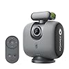 XbotGo Chameleon AI Auto Sports Action Camera - 4K 60FPS Soccer Camera and Basketball Tracking Camera for Team Sports, Live Streaming, No Subscription, Works with iOS & Android (Lava Graphite)