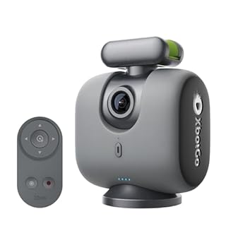XbotGo Chameleon AI Auto Sports Action Camera - 4K 60FPS Soccer Camera and Basketball Tracking Camera for Team Sports, Live Streaming, No Subscription, Works with iOS & Android (Lava Graphite)