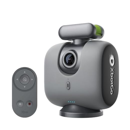 XbotGo Chameleon AI Auto Sports Action Camera - 4K 60FPS Soccer Camera and Basketball Tracking Camera for Team Sports, Live Streaming, No Subscription, Works with iOS & Android (Lava Graphite)