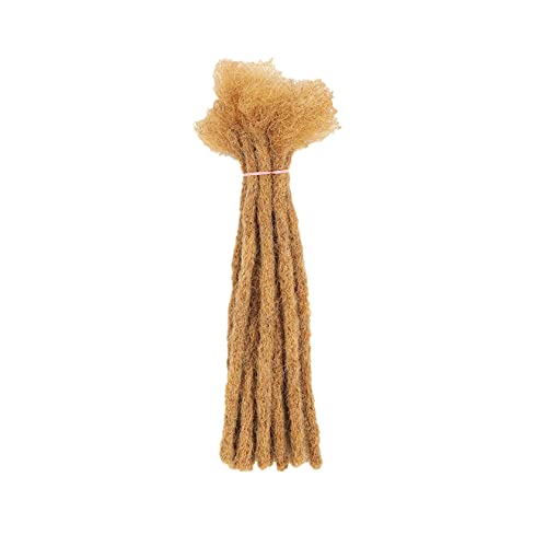 FREESHOW Dreadlock Extensions Human Hair 0.4cm Loc Extensions Human Hair Handmade Dreads Extensions (0.4cm 8", Color 27 10PCS)
