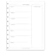 BetterNote This Week, Weekly Organizer for Disc-Bound Notebooks, 11-Disc Letter, Fits Levenger Circa, Arc, TUL 8.5"x11", Classic (Notebook Not Included)
