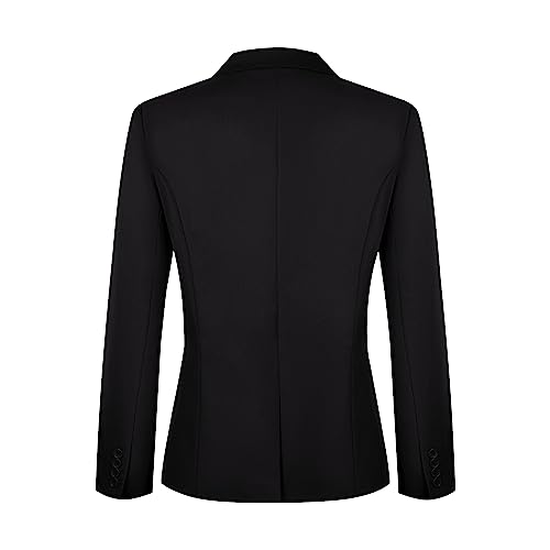Women's 2 Piece Business Office Suit Lady Peaked Lapel Slim Fit One Button Blazer Jacket and Pants Set - Image 5