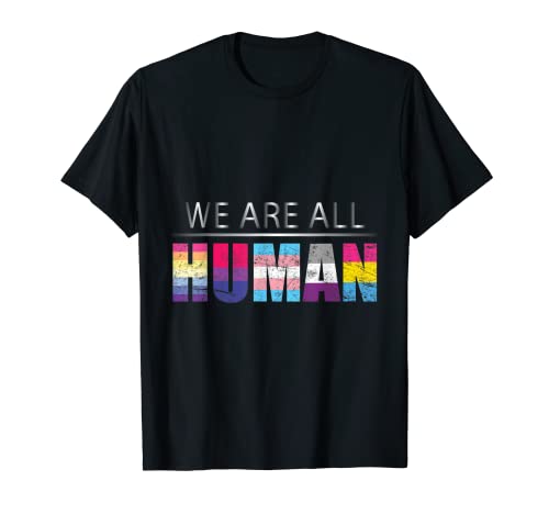 We are all Human CSD LGBT Day Outfit LGBTQ LGBTQ+ Camiseta
