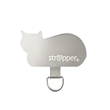 ねこのストラッパー strapper ストラッパー スマホ iphone ストラップ ストラップホルダー 猫 可愛い ネコ [コウバコ シルバー,単品]
