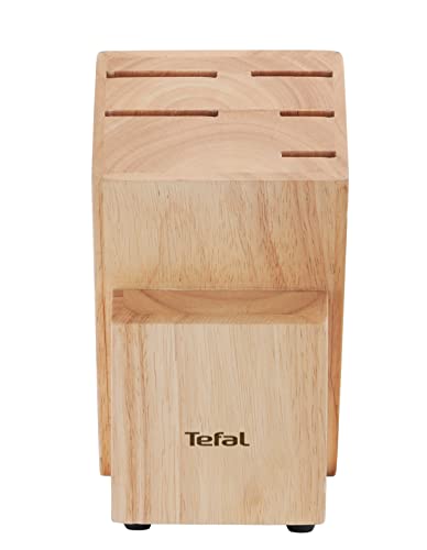 Tefal Ice Force 5-Piece Knife Wooden Block Set, German Stainless Steel Blade for Long-Lasting Cutting Performance and Sharpness, K232S574 - Image 9
