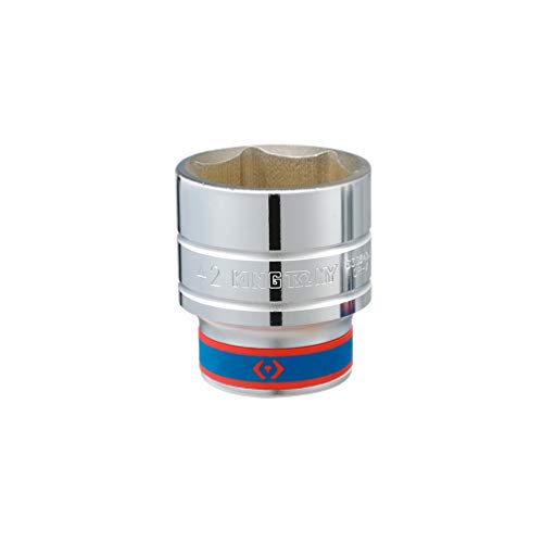 KING TONY 633537M Socket, 37 mm, 3/4-inch, Chrome, 1 - Image 2