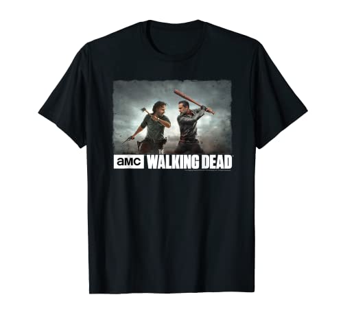 The Walking Dead Rick & Negan Face Off Camiseta