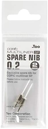 Copic 0.03mm Multiliner SP Replacement Nibs (Pack of 2)