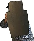 Body Armor Protection LeveI 3 Shields 4mm ar500 Safety Metal ВuIIetprọọf Shield with Handle B (Size: 12x20inches 4mm 12 Lb)