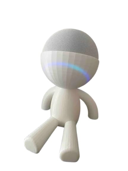 Soporte para Amazon Echo Dot 4 Generación realizado en impresión 3d en plástico PLA de alta calidad. Se puede pedir en el color que se prefiera por encargo.