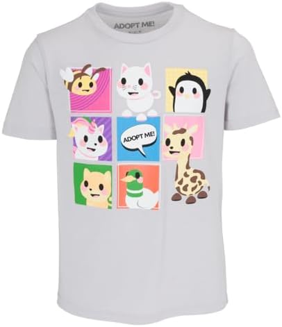Camiseta juvenil do jogo Adopt Me! para meninas ou meninos - Caix...