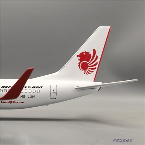Modelo fundido a presión de 47 cm Thai Lion Air a escala 1/85 Boeing 737 para coleccionistas 3