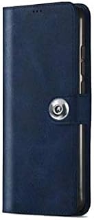 RK Seller Samsung Galaxy M31s/Samsung M31s Wallet Flip Case Cover with Button Magnetic Closure Case Cover (Blue)