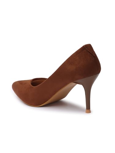 Image of ELLE Women Pointed Toe Stiletto Heel Slip-On Pumps