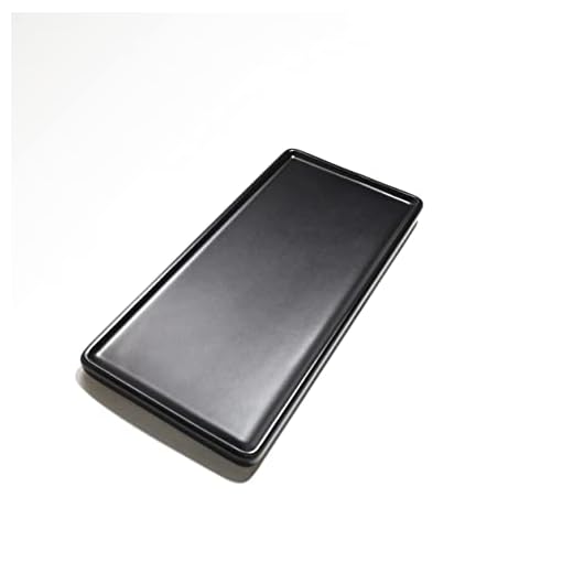 Ceramic Bathroom Sink Tray Kitchen Slim Small Tray Soap Dish Tissue Candle Towel Dispenser Holder Black