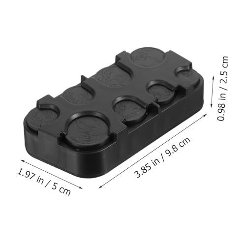 Caja organizadora de monedas grande portátil de plástico miniatura 2