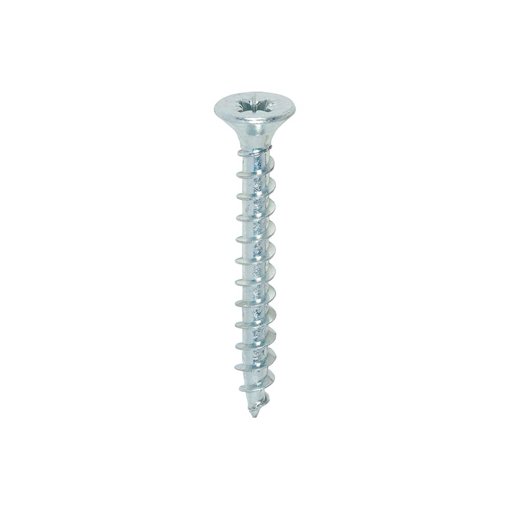Timco 50040Soloz Solo Chipboard & Woodscrews - Pz - Double Countersunk - Zinc 5.0 X 40 Box 200