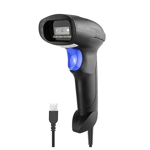 NetumScan USB 1D Barcode Scanner, Handheld Wired CCD Barcode Reader Supports Screen Scan UPC Bar Code Reader for Warehouse, Library, Supermarket