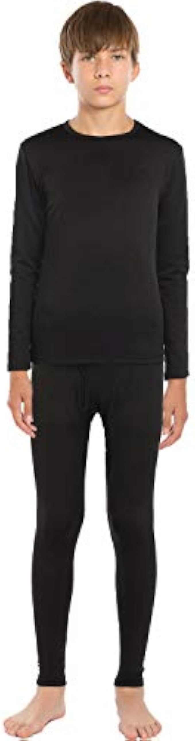 ViCherub Thermal Underwear Set for Boys Long Johns Fleece Lined Kids Base Layer Thermals Sets Boy