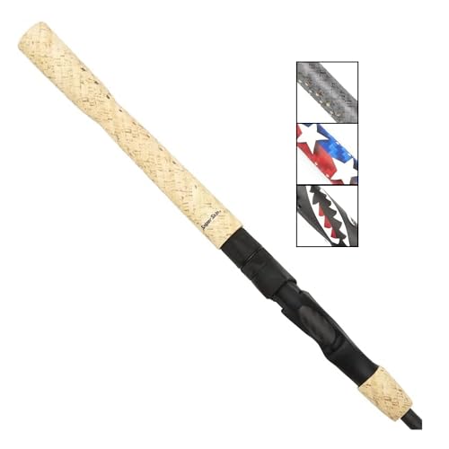 SNIPER SKIN Fishing Rod Grip - Fishing Gear Accessories - Waterproof & Adjustable - Easy to Install, Strong Replacement Grip | Cork, Twisted Tan