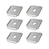 BRSUNAVOM (6) X-Blade Dual Mulching Blade Adapters Compatible with All Standard Commercial Mower (2.8″ Wide, 0.12″ Thick & 5/8″ Center Hole), It Come in Two Options, (Fits for XB2 and XB3)