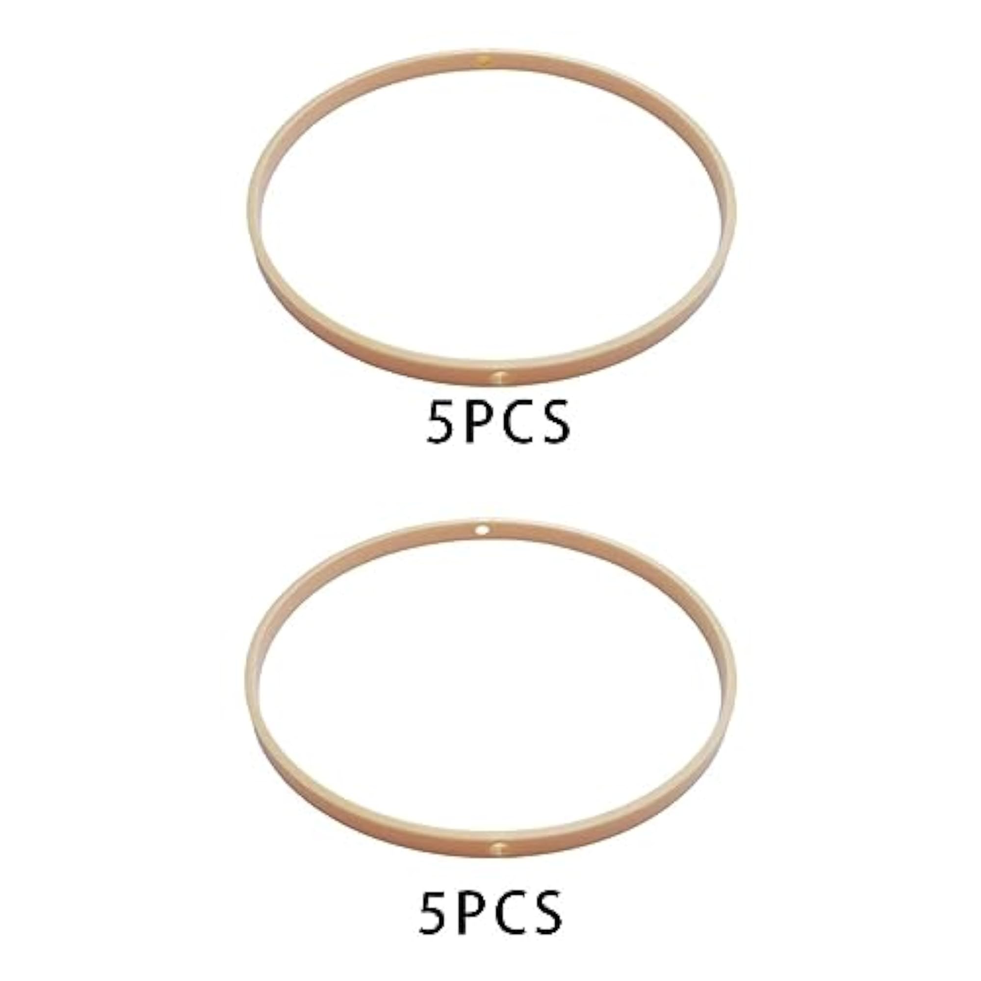 5Pcs DIY Hand Fan Frame Gift Dreamcatcher Hoop
