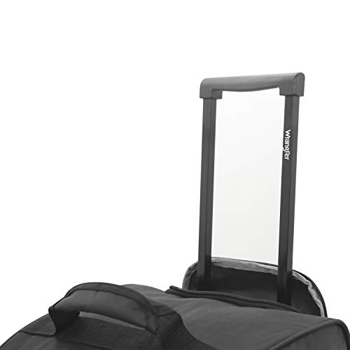 Wrangler Rolling Duffel, Black, 30