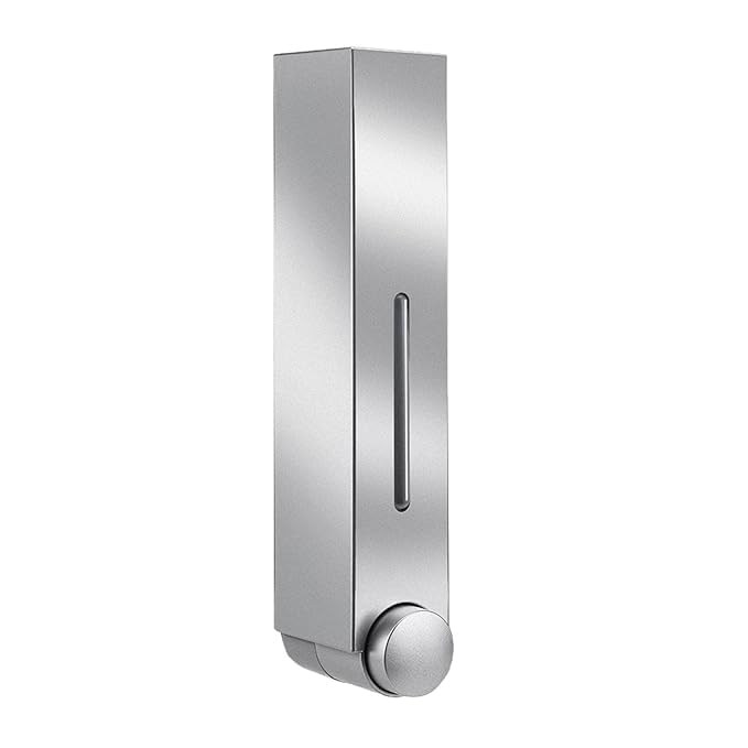 Image of Wall Mounted Manual Push-Button Liquid Soap Dispenser Versatile Use for Shower, Lotion, Shampoo Durable Chrome Finish | Easy Installation Ideal for Home and Commercial Bathrooms Hygienic(1PCS)