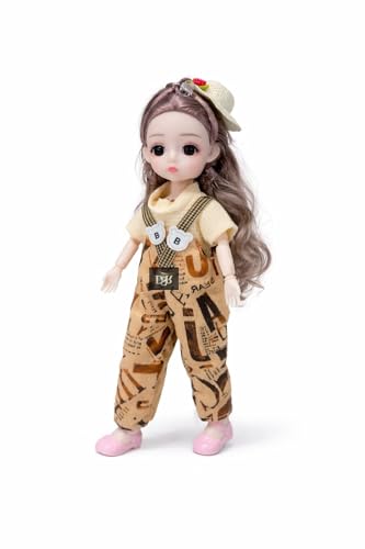 Image of DSR Princess Doll for Girls 30 CM | Musical Fashion Doll with Movable Joints | Cute Dress | Plastic Toy for Kids- (Yellow)