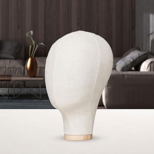 Présentoir de chapeaux et perruques modèle tête de mannequin 28cm sans socle - 5