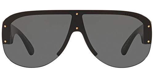 Versace Man Sunglasses Black Frame, Dark Grey Lenses, 0MM2