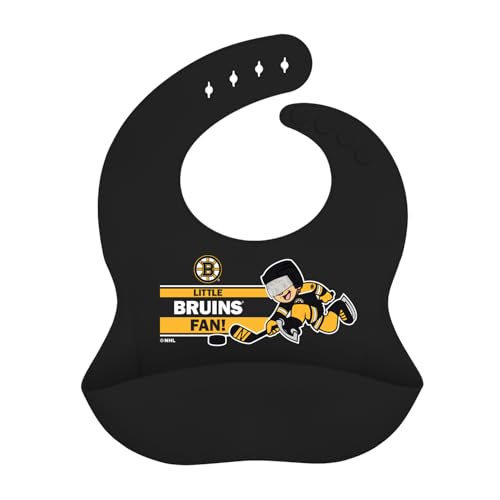 Image of Baby Fanatic NHL Silicone Bib - Premium Quality, Educational, and Fun Activity for Kids and Families