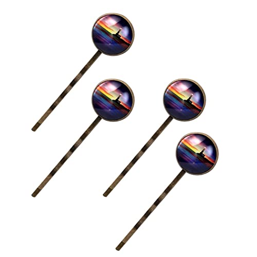 Épingles à cheveux phare ciel de nuit barrette cheveux bleus ornement lot de 4