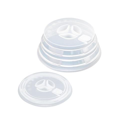 Cubierta de microondas para alimentos, cubierta plegable de silicona para microondas, apta para lavavajillas, tapa antisalpicaduras, cubierta de salpicaduras de microondas para refrigeración y