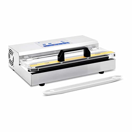 Royal Catering Macchina Sottovuoto RCVG-40 (Larghezza busta: 31 cm, 16 l/min, 0,9 bar, display LED)