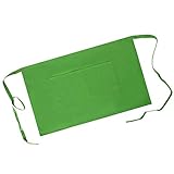 Department: hombre MISEMIYA - Delantal Corto con Bolsillo Delantal Cocina Delantal Mujer HOGAR RESTAURACION PANADERIA 40mmx70mm - Ref.860 - Verde Manzana, Pack*1