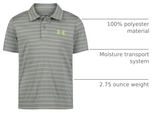 Image of Under Armour Boys' Matchplay Short Sleeve Golf Polo, Lightweight Performance Stretch, Logo Detailing