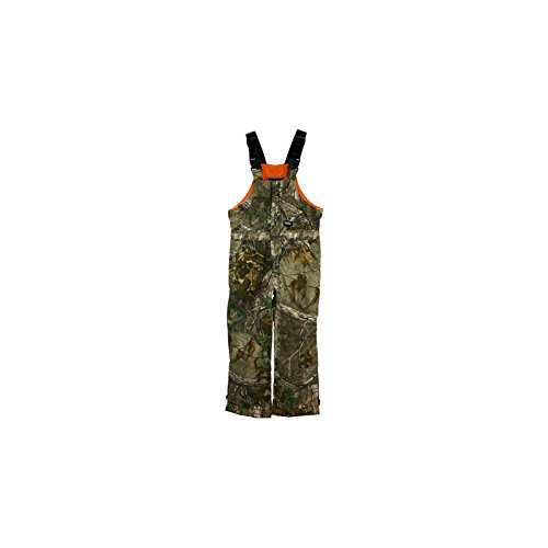 Walls Youth Grow with Me Insulated Bib Overalls Large Realtree Xtra
