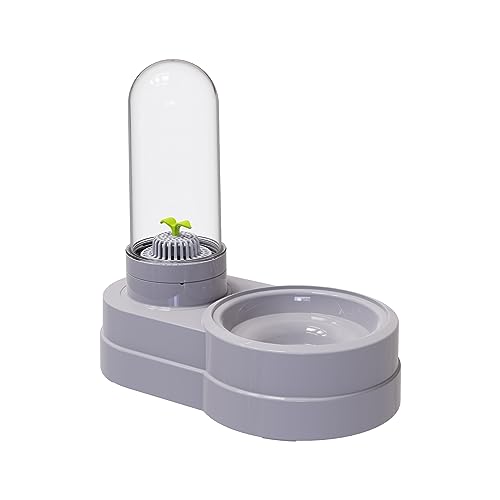 Wasserspender für Katzen und Hunde, 580 ml Automatischer Schwerkraft Haustier Trinkbrunnen mit Filter für Kleine Hunde Katzen Kaninchen Kleintiere...