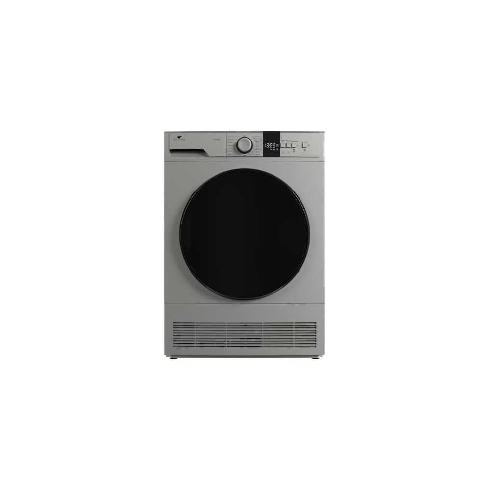 Seche-linge a condensation CONTINENTAL EDISON CESLCE8SB- 8 kg - L59,5 cm - silver - Classe B