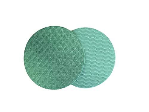 monomania ヨガパッド 全12種 膝 肘 補助 サポート 保護 パッド 滑り止め クッション ２個セット フィットネス ピラティス ストレッチ エクササイズ トレーニング 運動 体操 巣ごもり グリーン