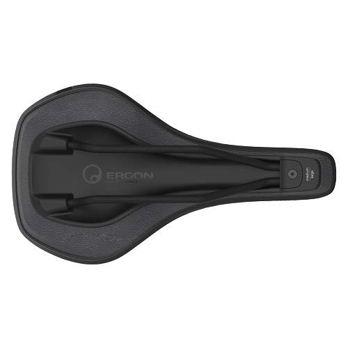 Ergon E-MTB Herrensattel Medium/Large Core Prime Men Black, Schwarz, Nylon, Sattel, Herren, Mountainbike, Gel Polster, Männer, Erwachsene Männer, Mountainbiker